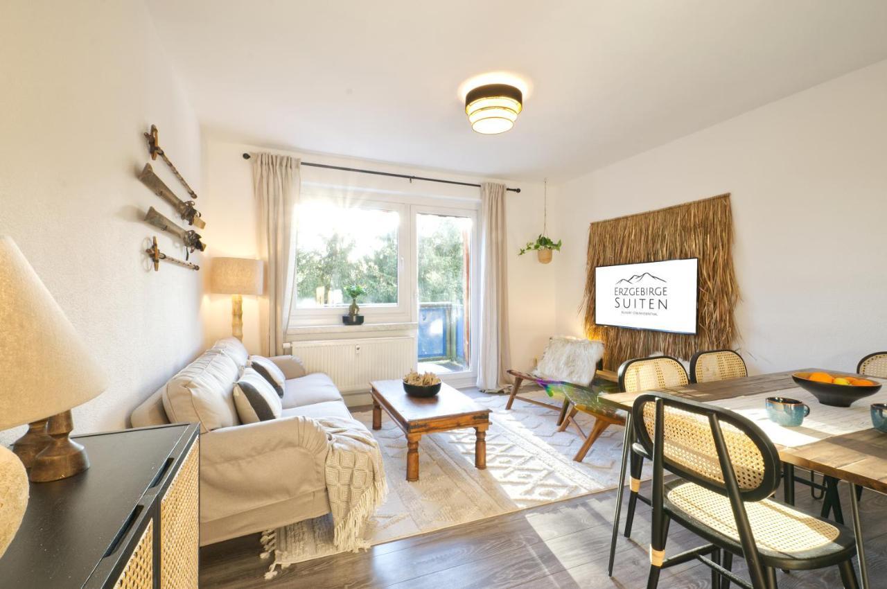 Erzgebirge Suite Bergruhe โอเบอร์วีเซินธาล ภายนอก รูปภาพ